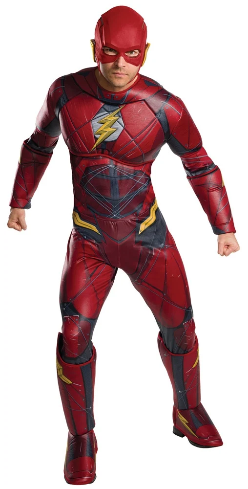 Flash Justice League Herrenkostüm Deluxe