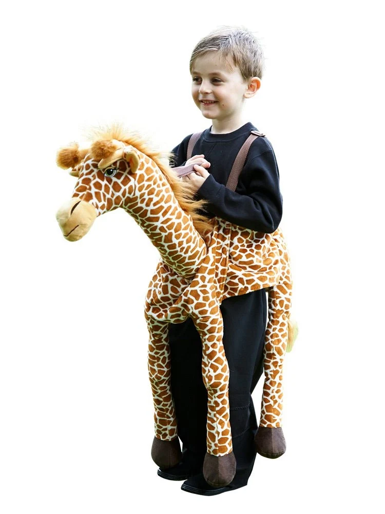Giraffen Reiterkostüm für Kinder
