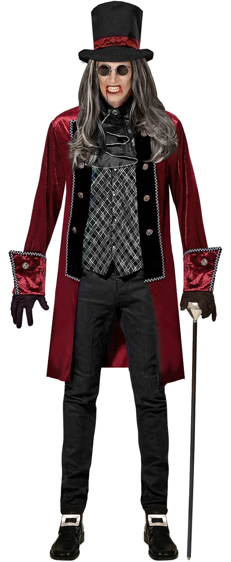 Graf Alucard Vampir Kostüm für Herren