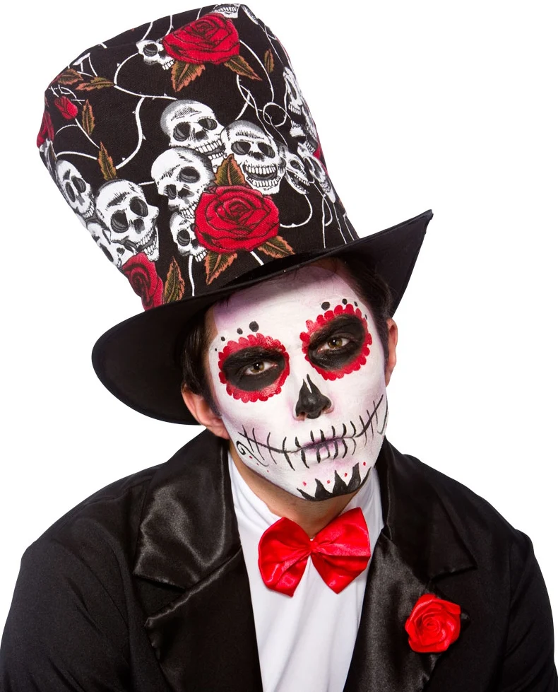 Day of The Dead Totenkopf Zylinder