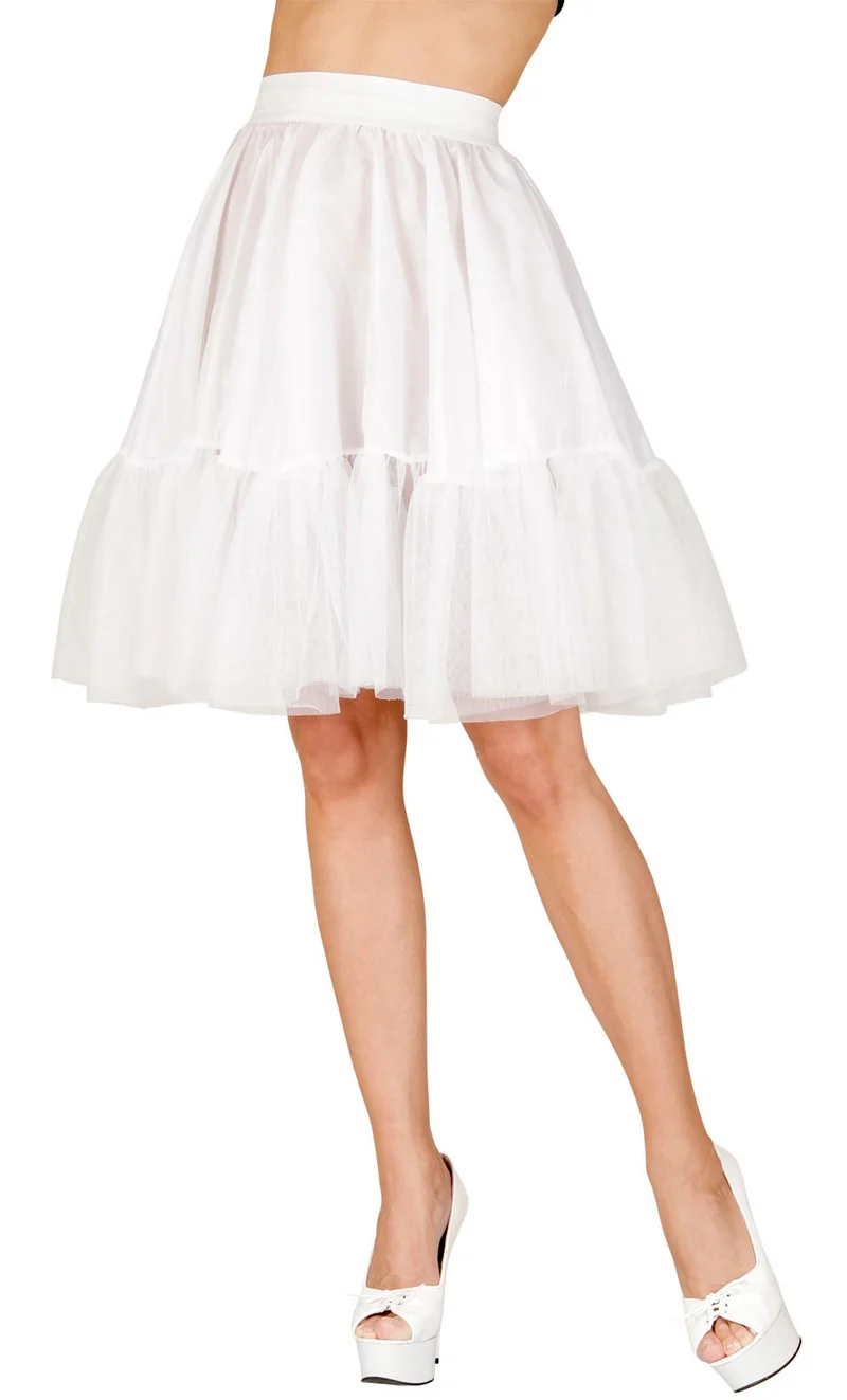 50er Jahre Petticoat weiß
