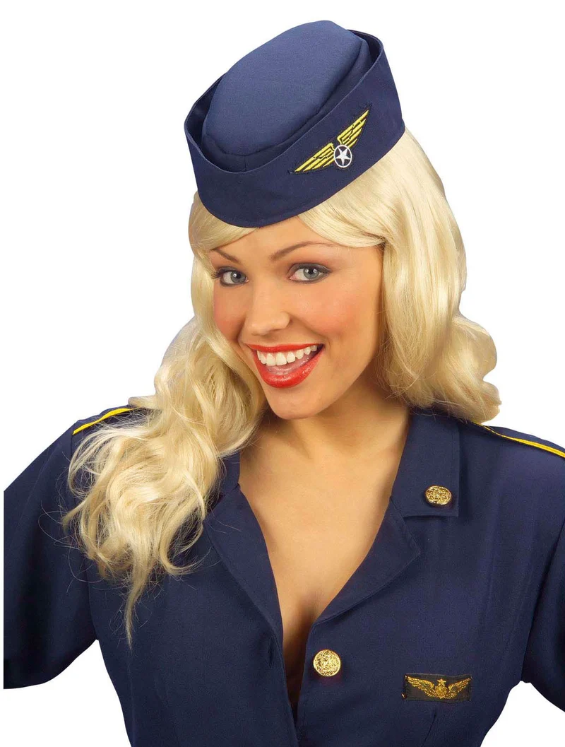 Blaues Stewardessschiffchen