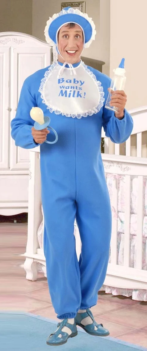 Baby Kostüm in Blau für Herren