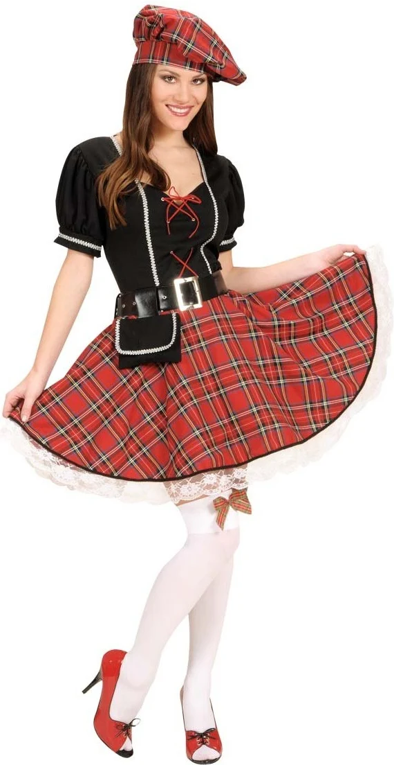 Sexy Schottin Kostüm für Damen