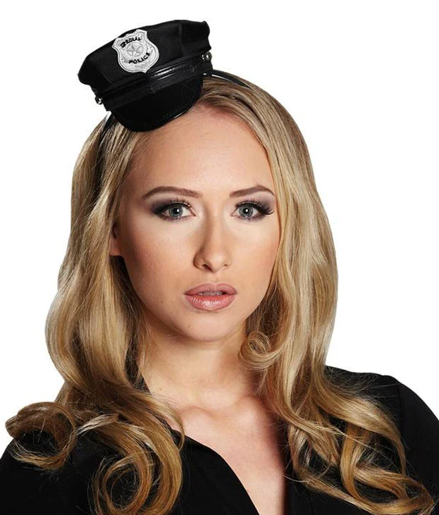 Haarreif Miniatur Police Cap