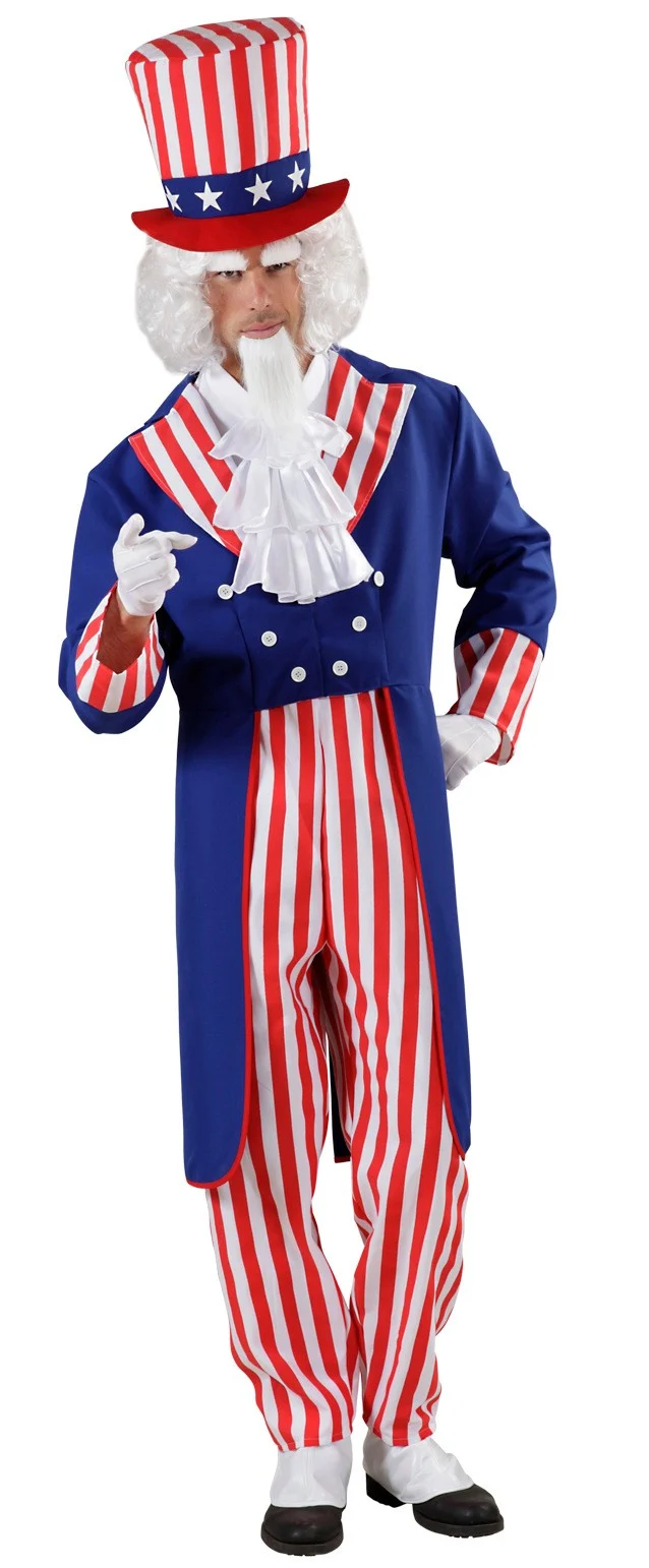 Uncle Sam Allstar Herrenkostüm
