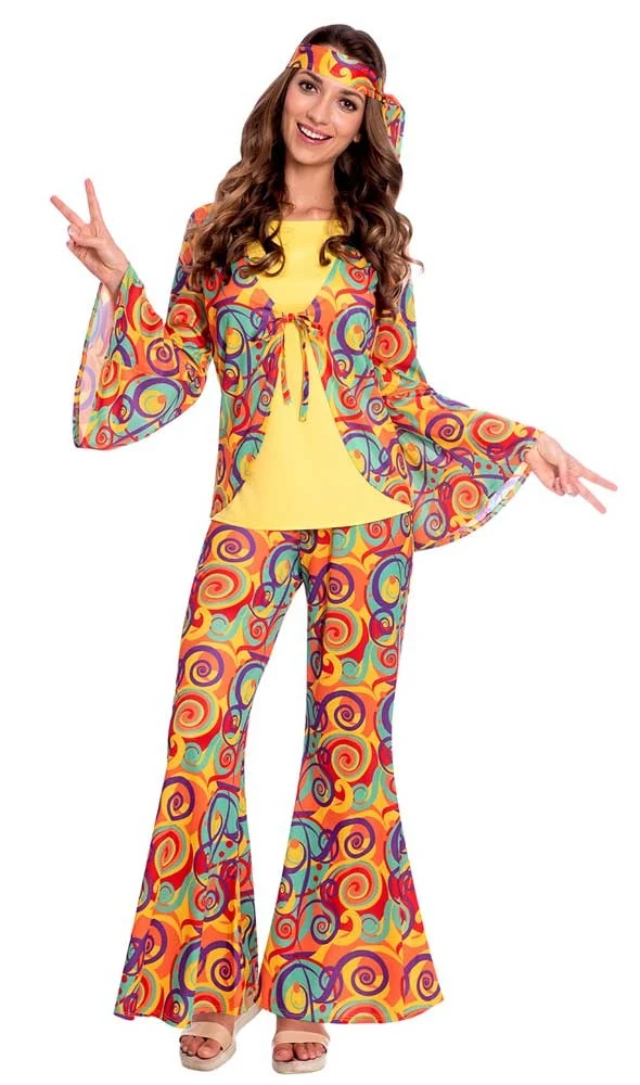 Bonnie Hippie Lady Damenkostüm
