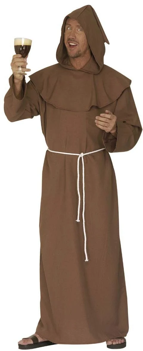 Braune Mönch Robe