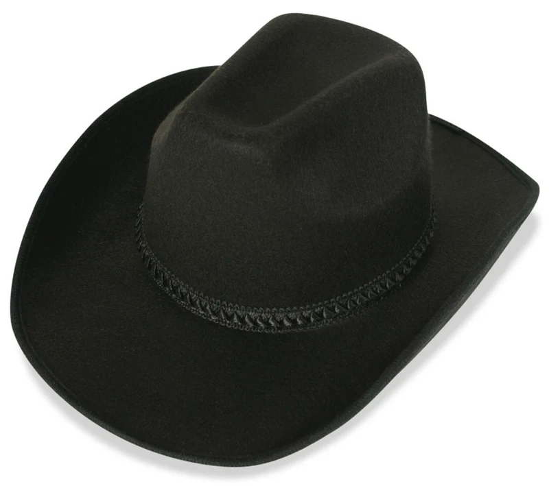 Klassischer Cowboy Hut schwarz
