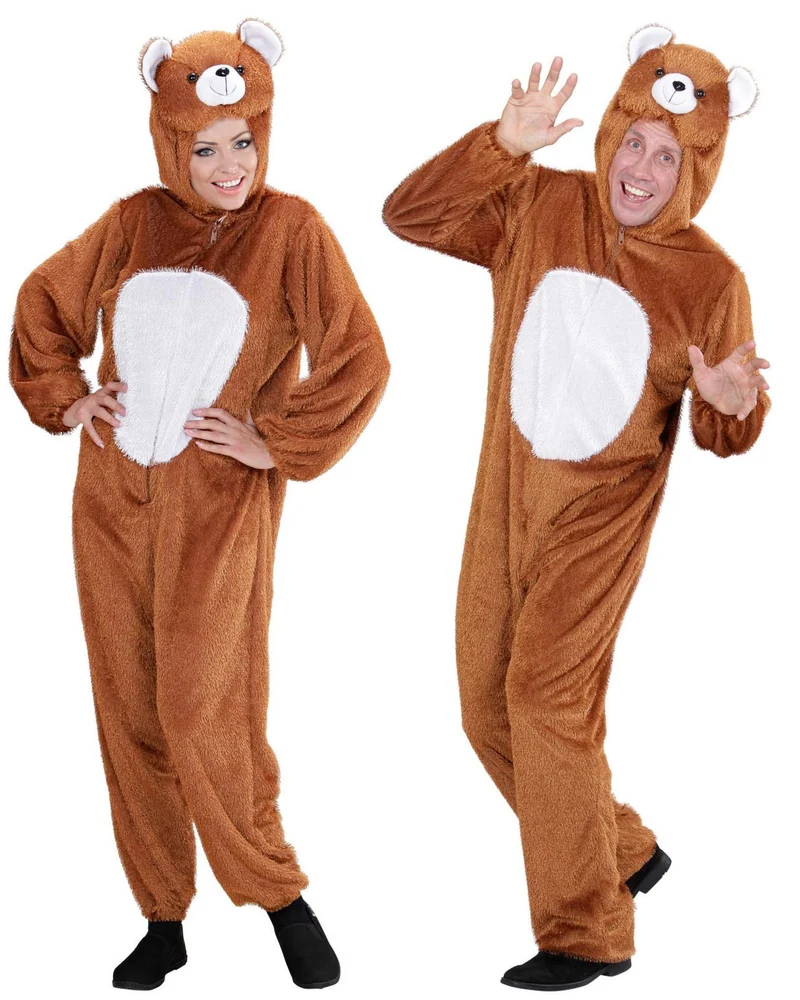 Plüschiger Bär Ganzkörperkostüm
