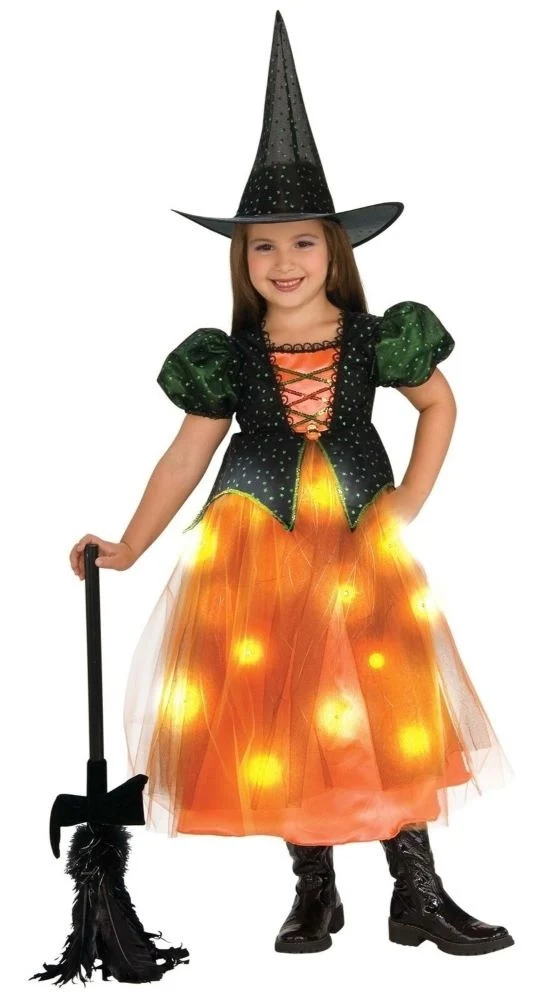 Funkelnde Hexe Lydia Kinderkostüm
