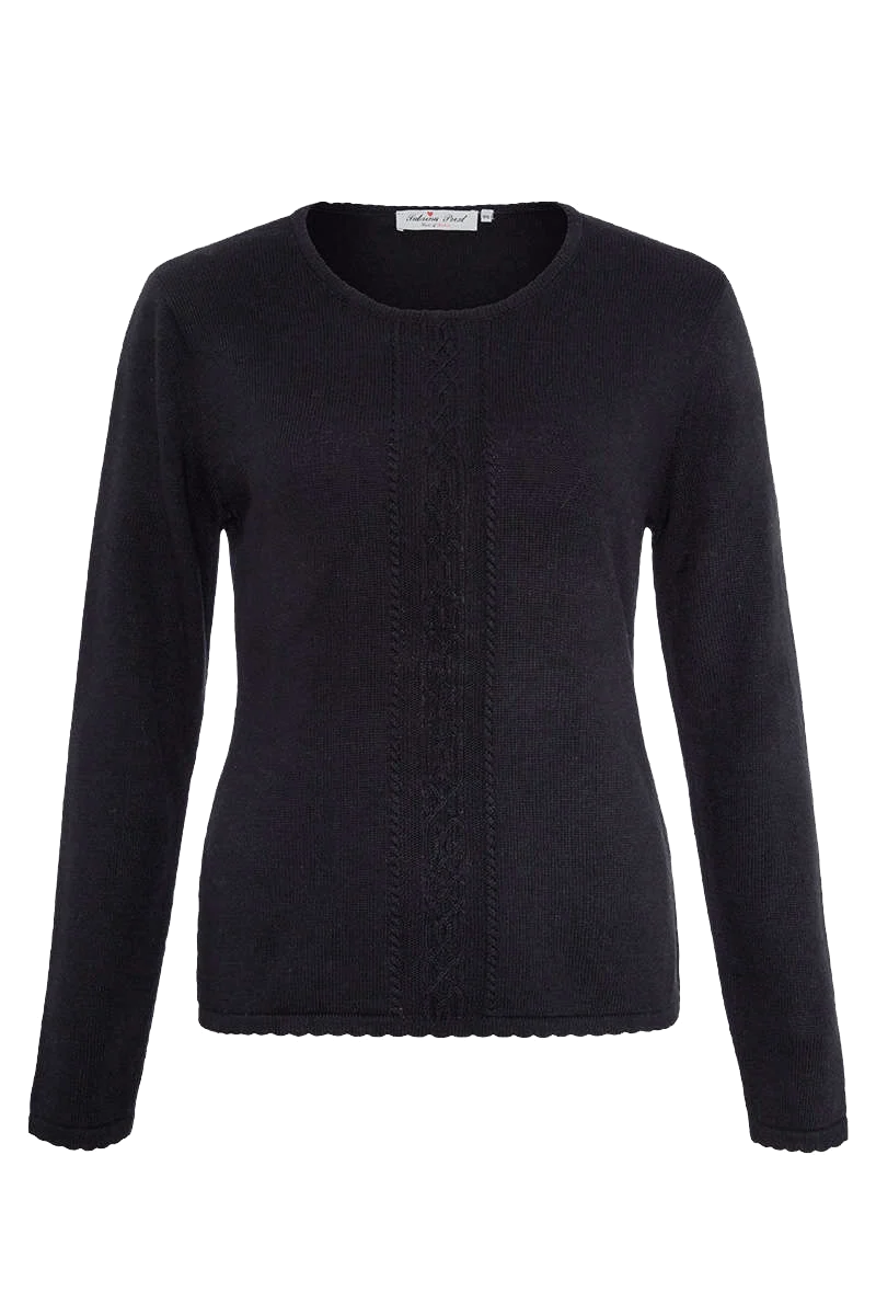 Damen Pullover mit Zopf