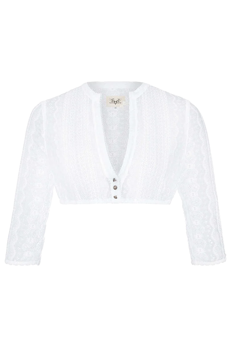 Dirndl-Spitzen-Bluse Dreiviertelarm