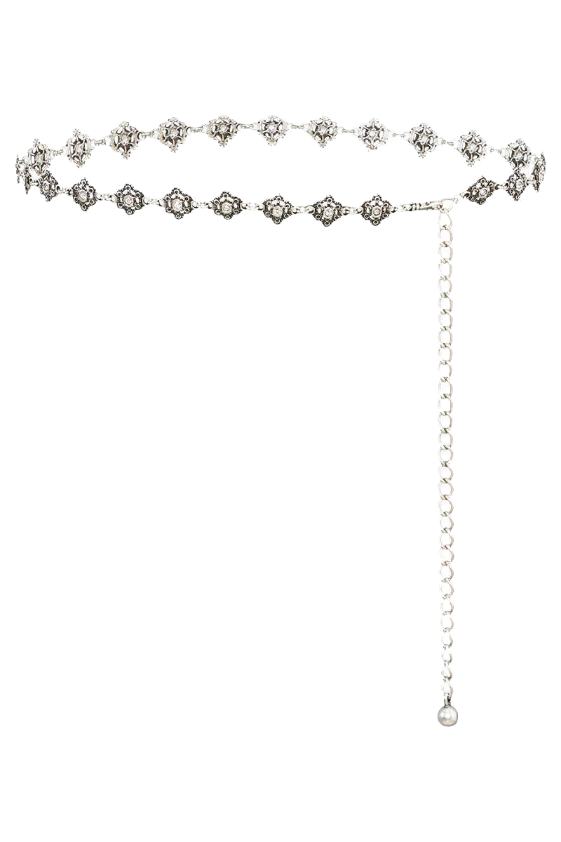 Damen Trachten-Schmuck-Gürtel mit Strass-Stein