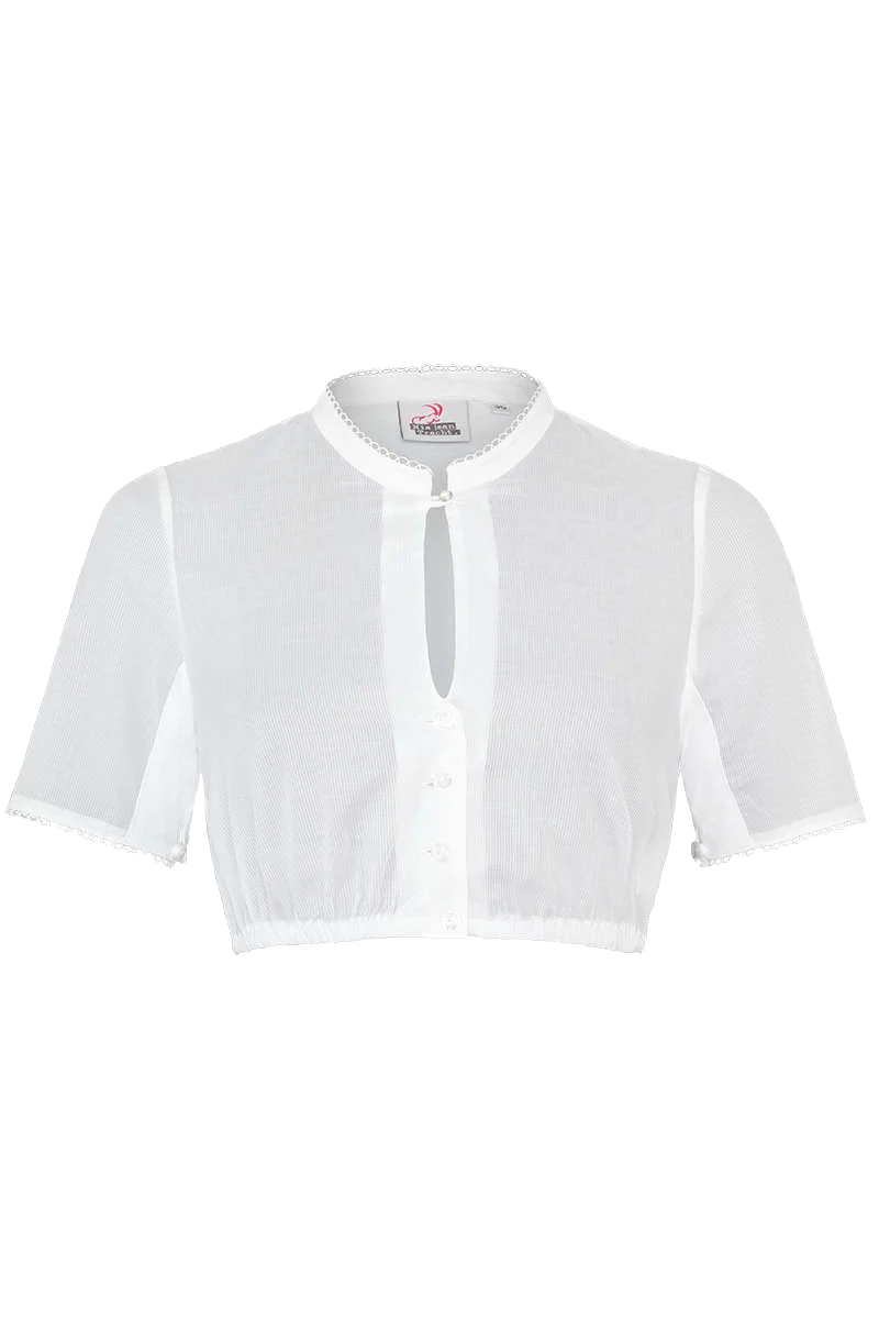 Dirndlbluse hochgeschlossen
