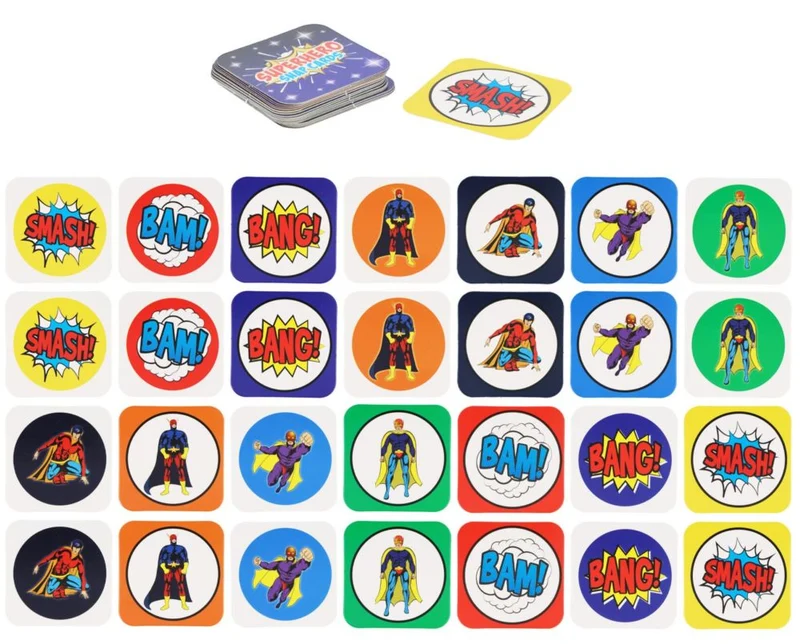 Superhelden Mini Memory-Spiel