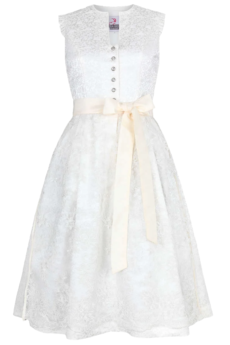 Hochzeitsdirndl hochgeschlossen