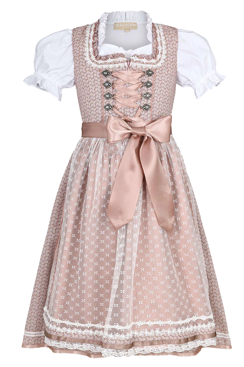Mädchen Jugend Dirndl mit Bluse