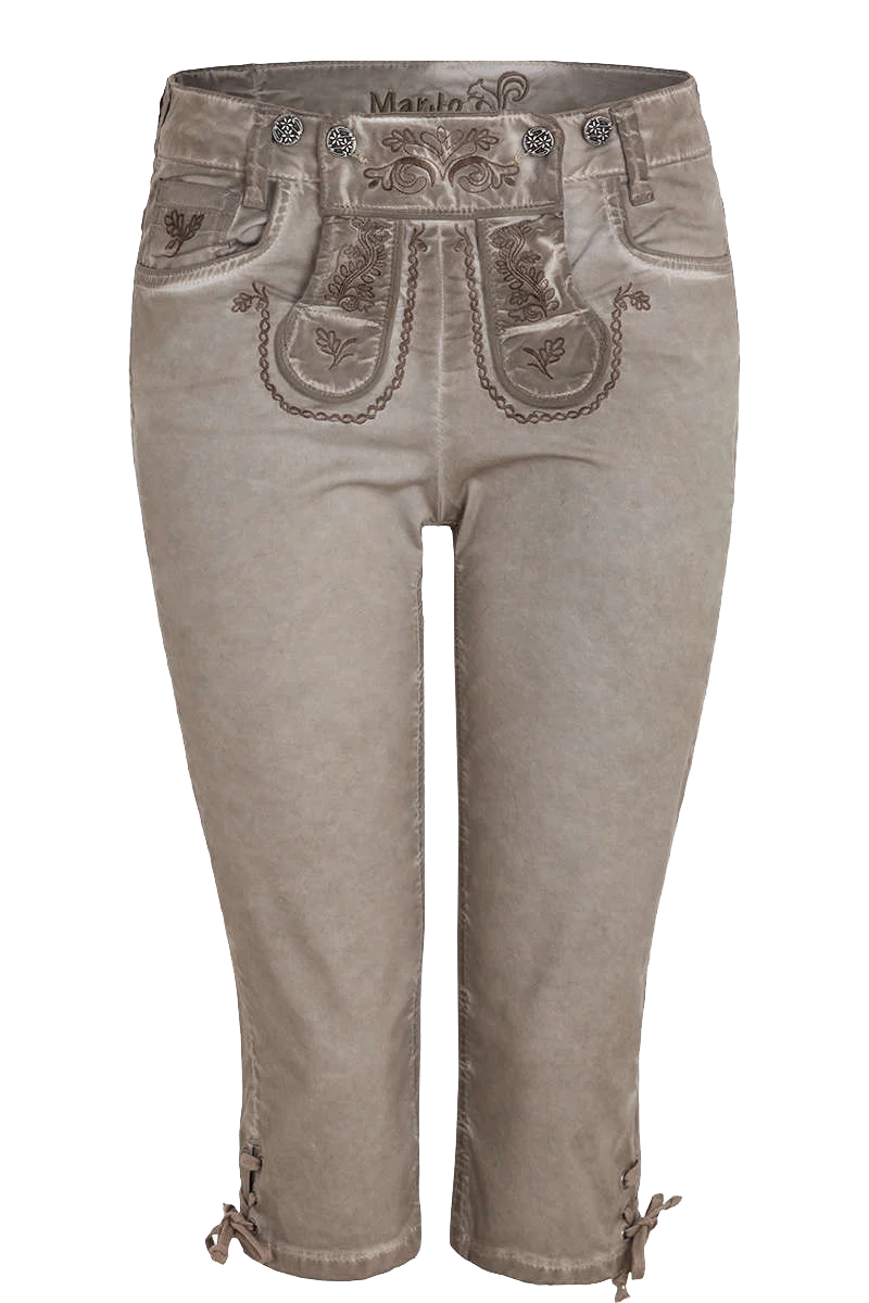 Damen Trachten Stretch-Dreiviertelhose