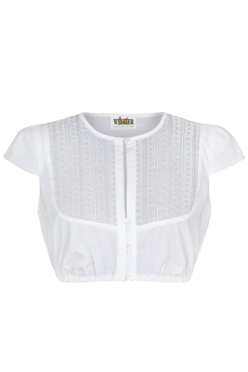 Dirndl Bluse hochgeschlossen