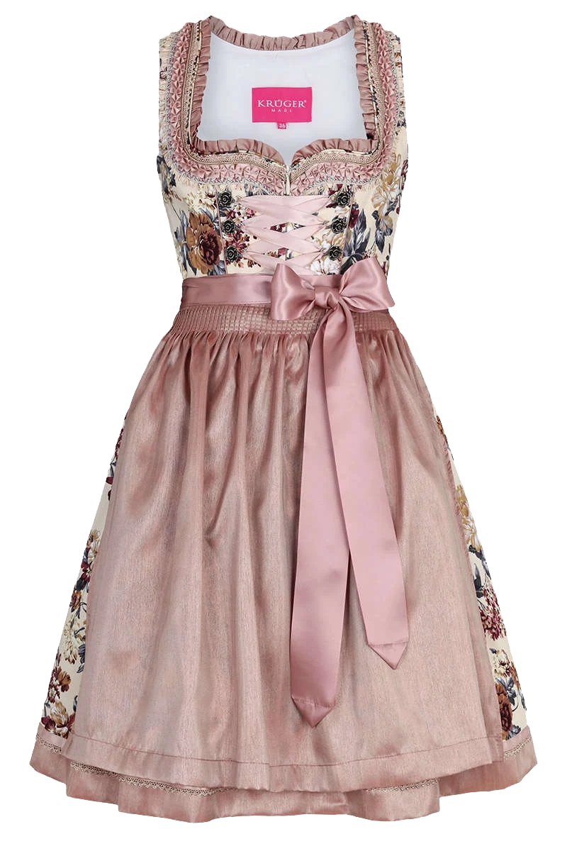 Mini-Dirndl mit Blumenprint