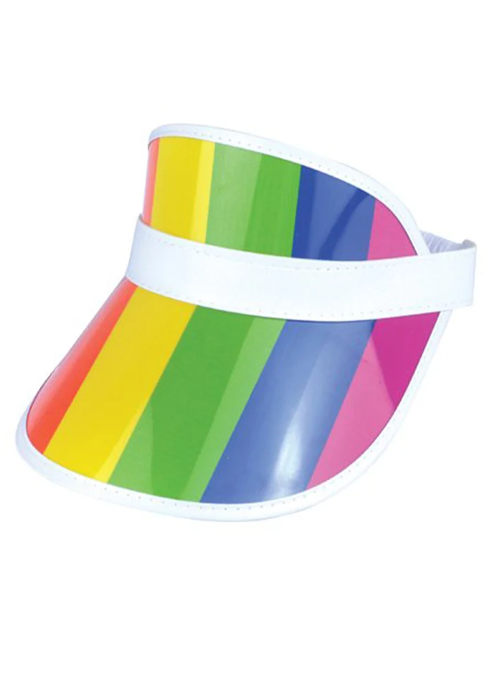 Regenbogen Sonnenvisier Pride