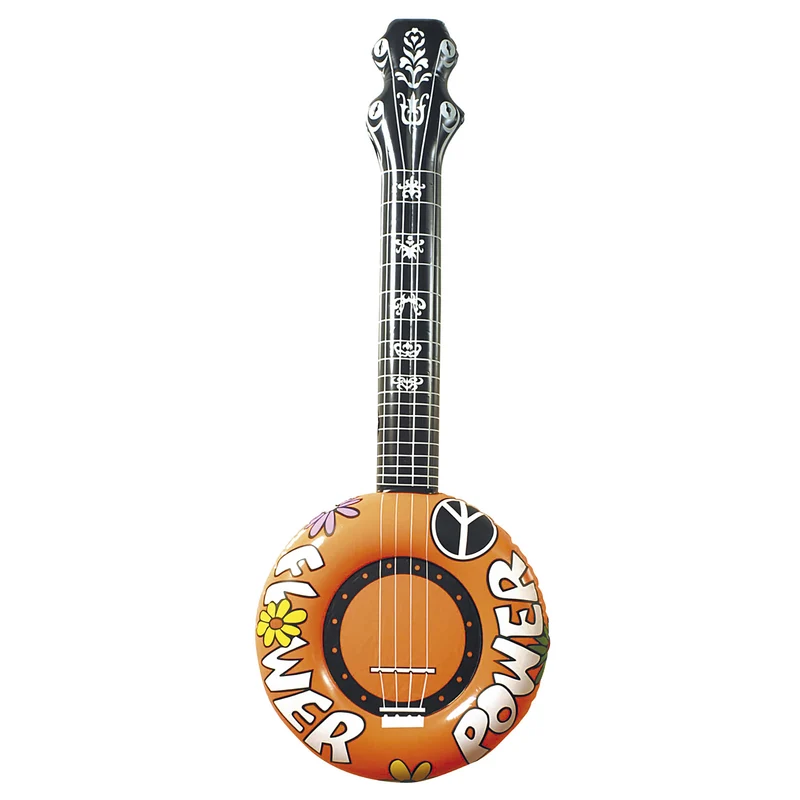 Aufblasbares Hippie Banjo