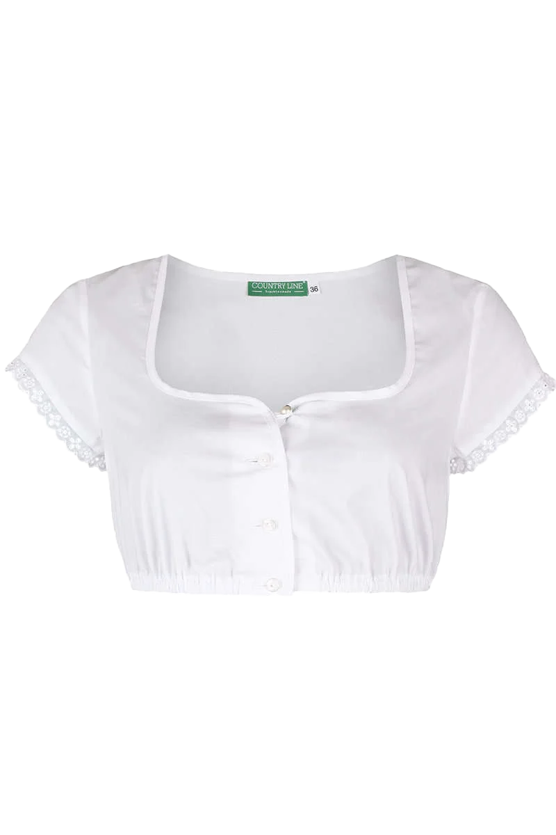 Dirndlbluse kurzarm