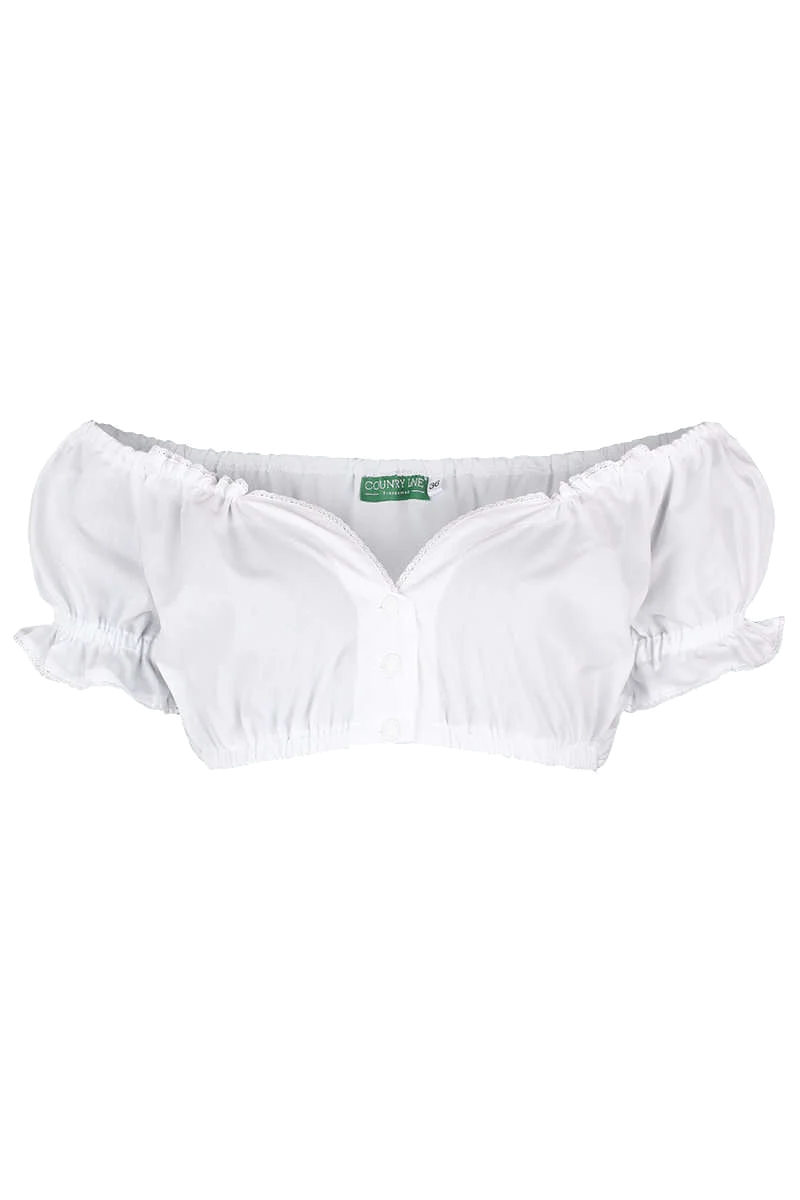Dirndlbluse Carmen-Ausschnitt