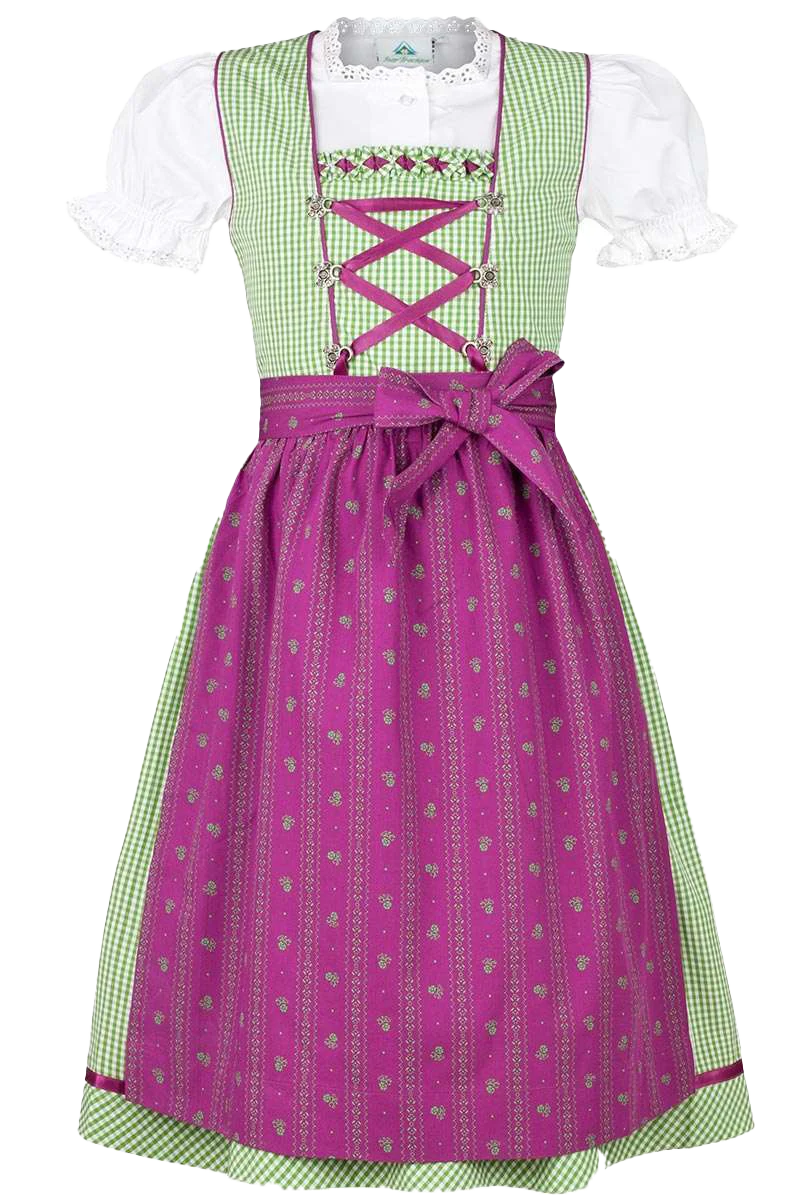 Kinderdirndl - grün