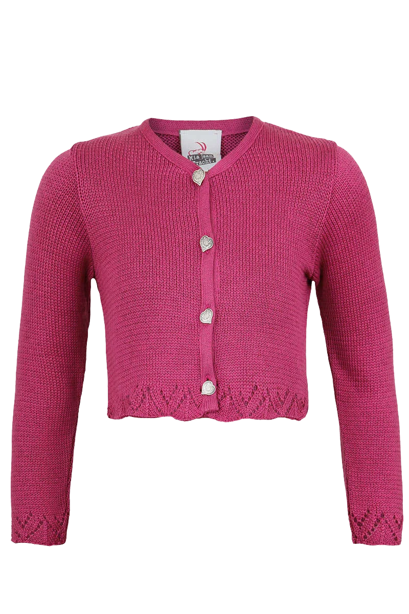 Mädchen Trachten-Strickjacke Dirndljacke