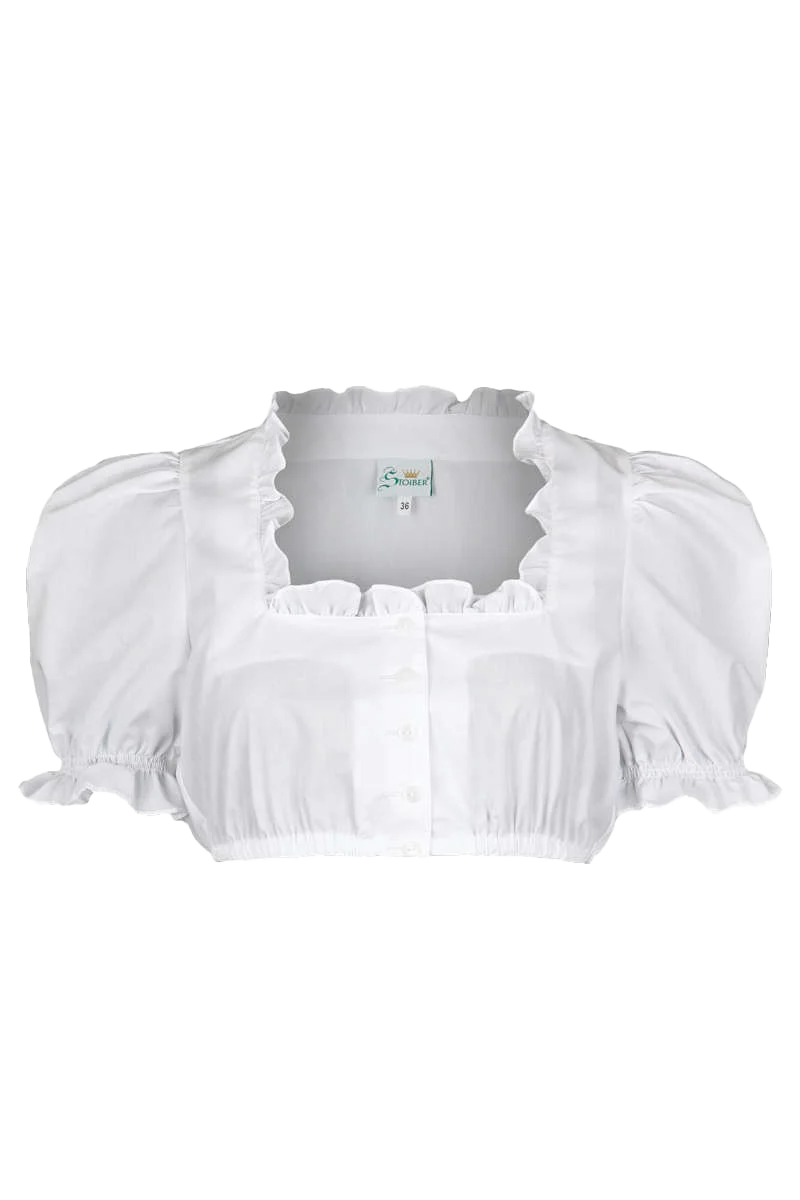 Dirndlbluse weiß