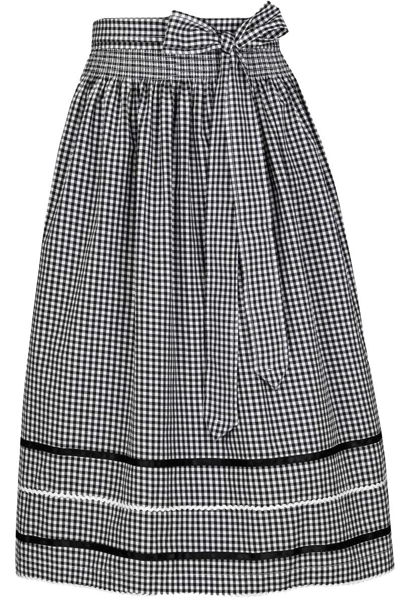 Dirndl Schürze kariert 69 cm