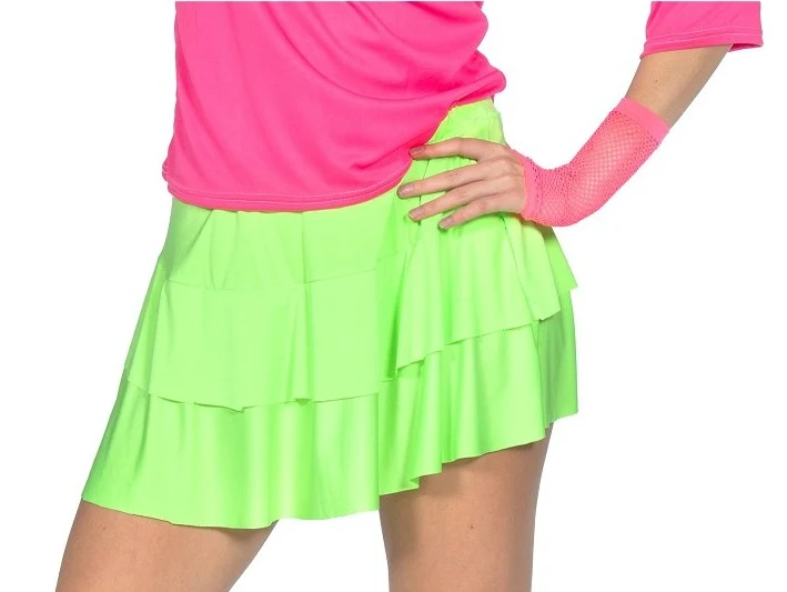Party Lagen Rock Neon Grün One Size