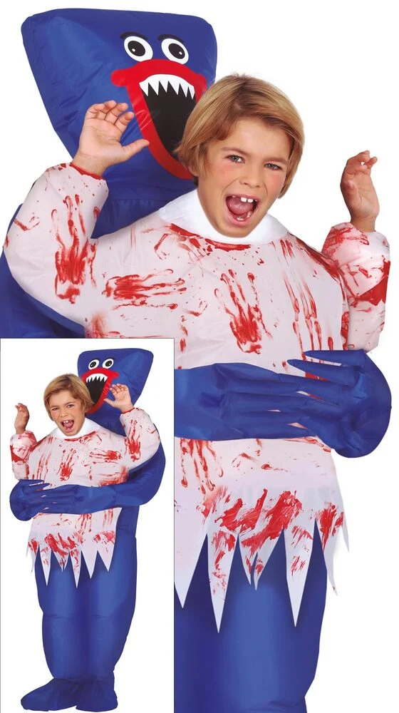 Kuschelmonster Aufblasbares Kinderkostüm