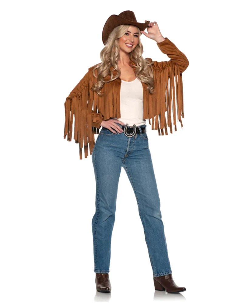 Western Fransen Jacke für Damen