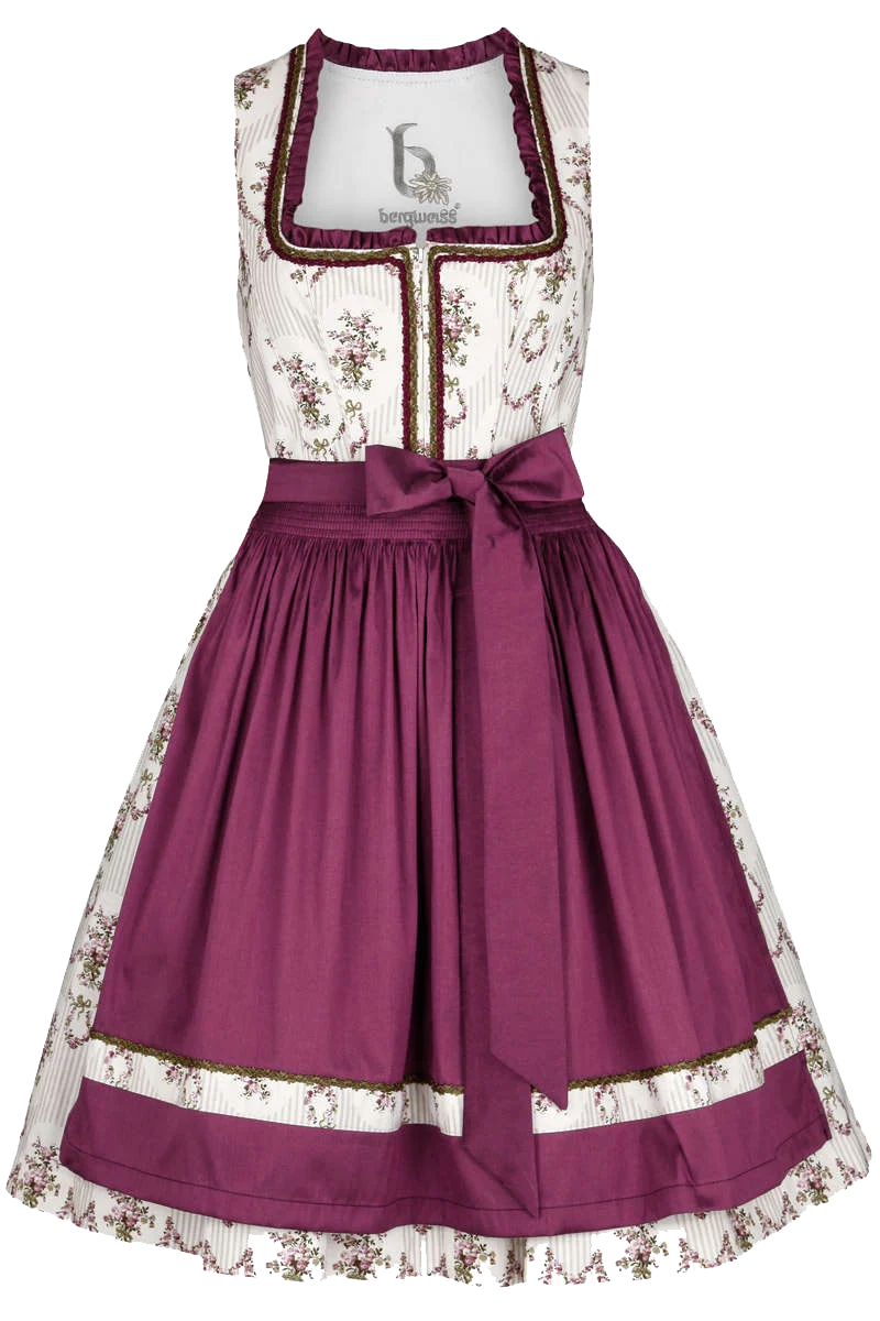 Dirndl kurz im Blumenprint