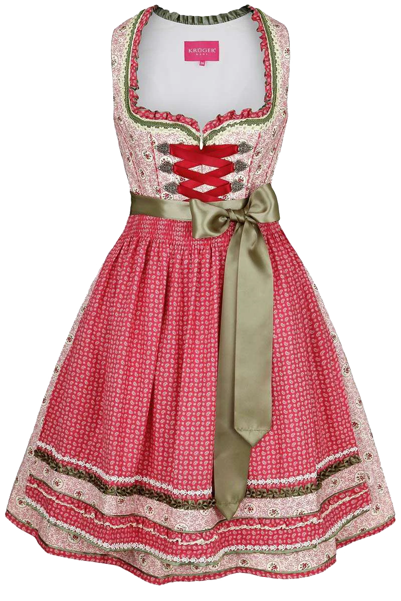 Blumen Dirndl kurz