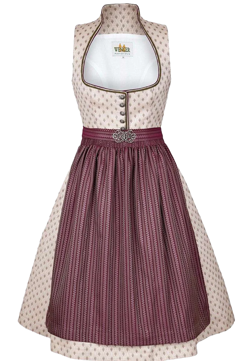 Dirndl mit Schürzenbrosche