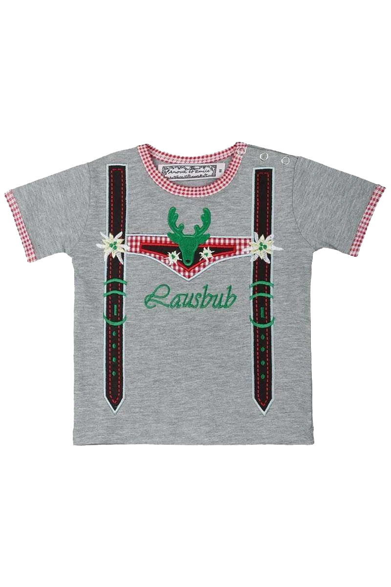 Kinder T-Shirt Lederhosenlook 'Lausbub'