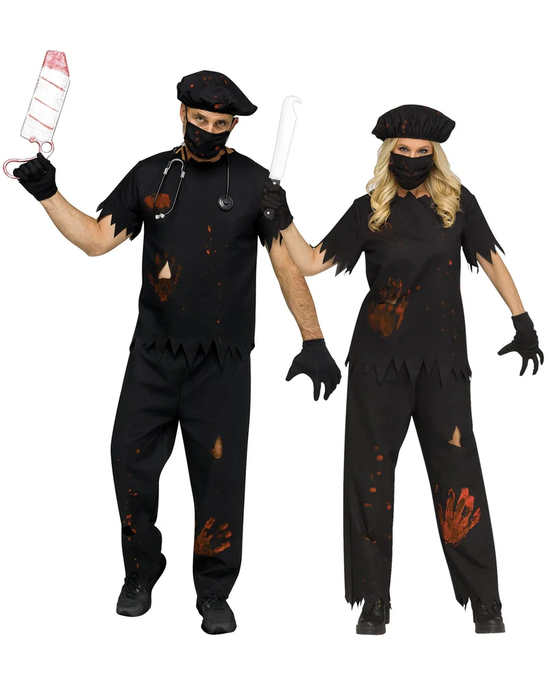 Blutiger Horror Chirurg Unisex Kostüm