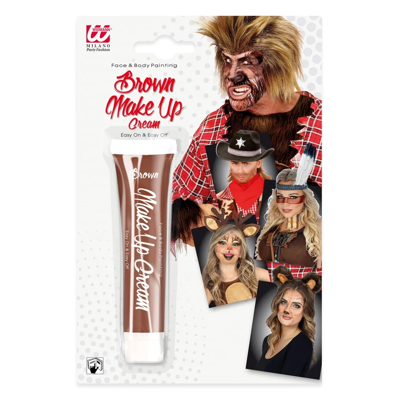 Braune Make-Up Tube