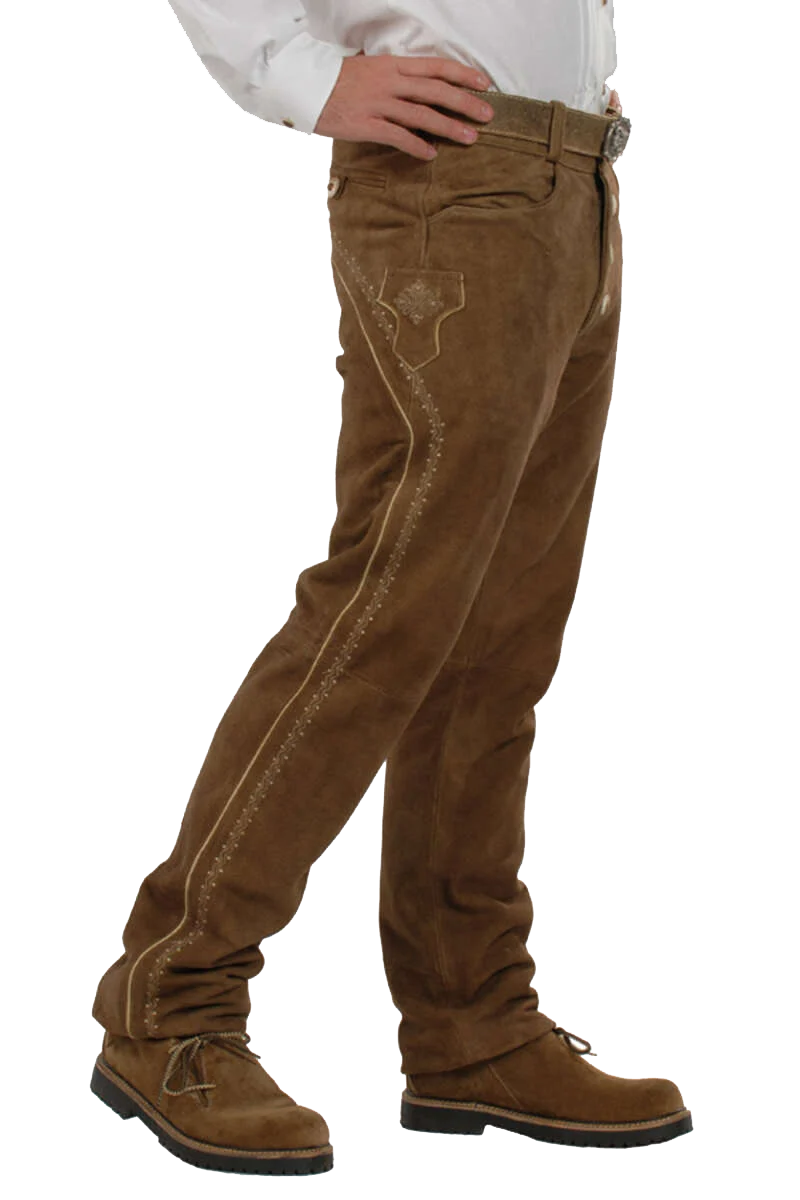 Herren Lederhose Lang