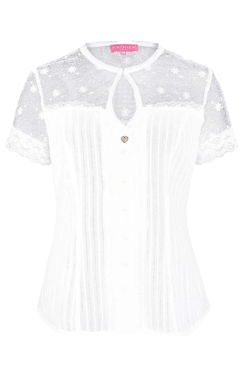 Damen Kurzarm Bluse