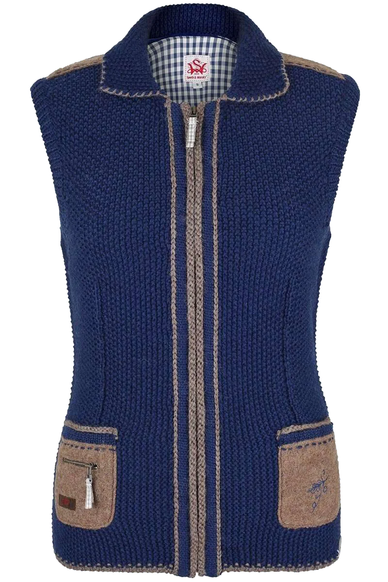 Damen Strickweste sportiv