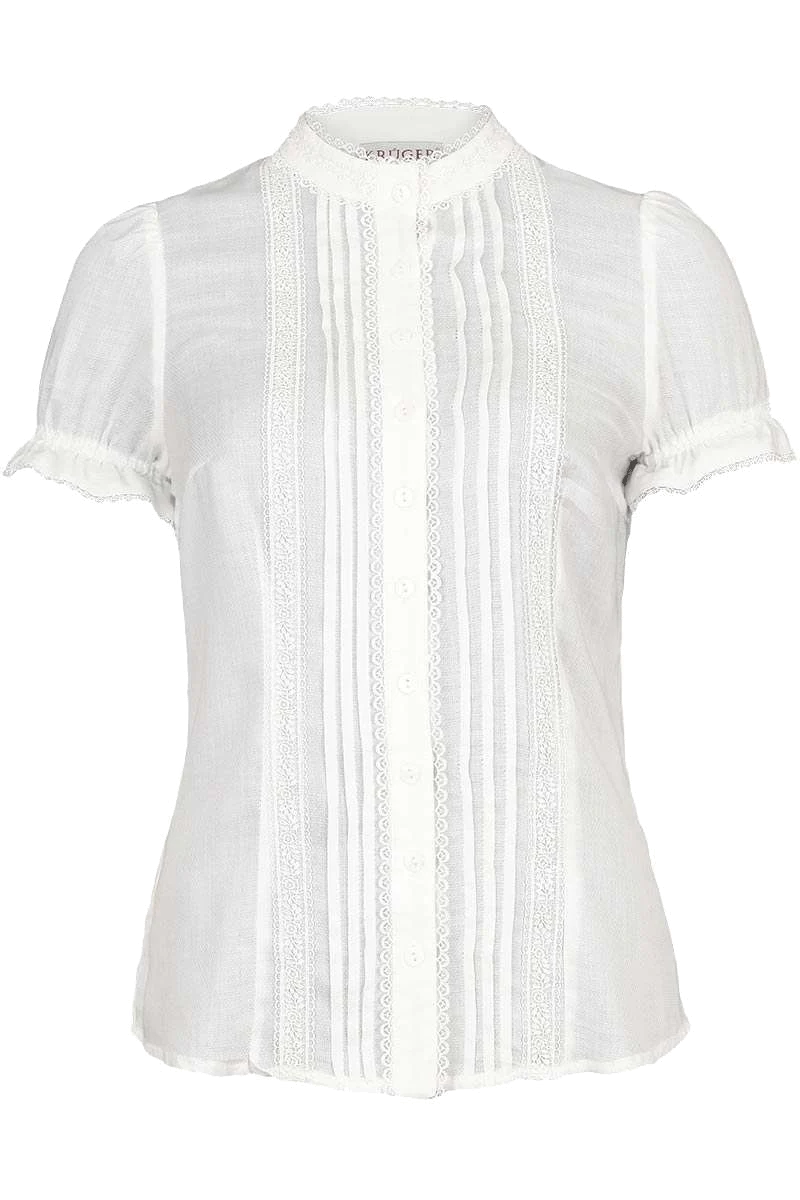 Damen Kurzarm Bluse