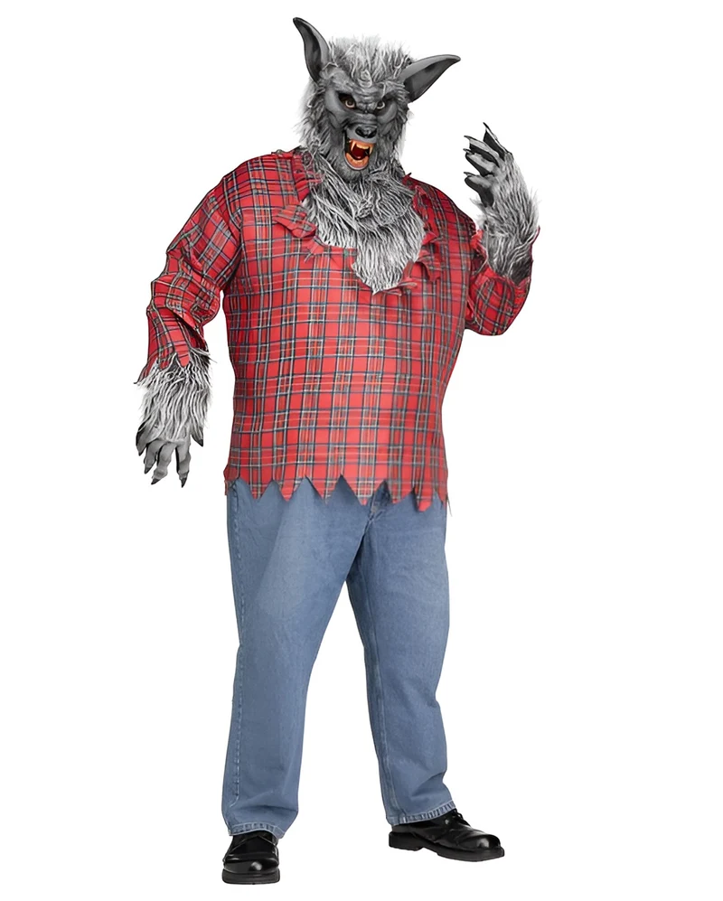 Werwolf Kostüm Grau Plus Size