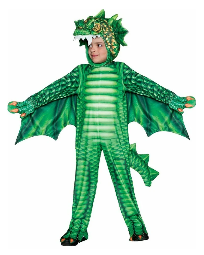 Grüner Drache Kleinkinder Kostüm