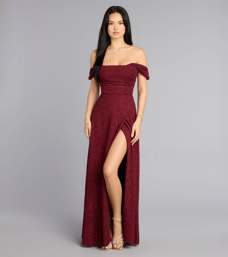 Hope Glitter A-Line Formal Dress