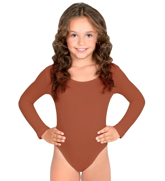 Klassischer Kinderbody braun